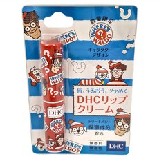 DHC 純欖護唇膏 威利在哪裡 歡樂版, 保濕成分, 無香料, 無著色, 1.5g, 1支