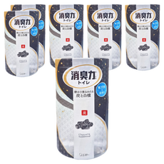 ST 雞仔牌 浴廁消臭力 木炭+檀香 400mL, 奈米級除臭芳香, 6罐