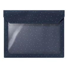 KING JIM FLATTY WORKS 點點多用途帆布收納袋 A5 限定款, 1個