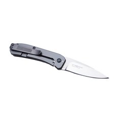 Kershaw 折刀 AMPLITUDE 2.5 8Cr13MoV不鏽鋼刀刃 SpeedSafe®快開系統 附背夾, 1支, 銀色 + 黑色