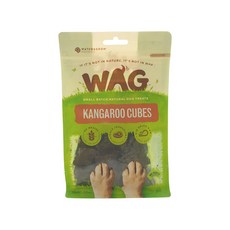 WAG 天然澳 袋鼠肉粒 袋鼠腿肉 200g 小型犬適用 澳洲產, 1包