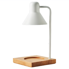 IMOGEN WAX 香氛蠟燭暖燈, 長15 X 寬15 X 高30 (cm), 北歐風純白