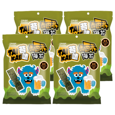 苔嗑 香酥海苔 醬燒風味 (36g) 薄脆爽口 鹹香可口, 36g, 4包