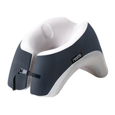 QLZHS 記憶棉鏤空午休趴睡枕/護頸U型枕/辦公室午睡枕/午休枕/防手麻趴睡枕/學生午休枕頭 開學必備, 灰色