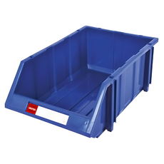 SHUTER 樹德 耐衝擊分類整理盒 HB-3045 容量16L 耐重50KG 可堆疊收納, 藍色, 1個