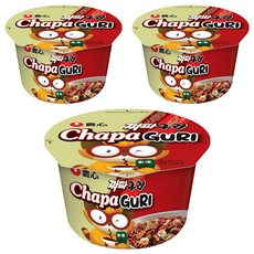 NONGSHIM 農心 浣熊炸醬烏龍碗麵 114g, 3入