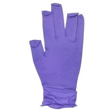 手寶 NBR 耐油手套 100支, 一次性手套, S, 紫色, 1盒