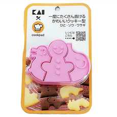 KAI 貝印 COOKPAD造型餅乾模組, DL-8002, 1組