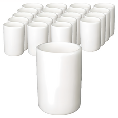 TATUNG 大同磁器 牙籤罐20個 優質磁器 簡約風格 易於清潔, 直型, 1組