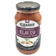 ozganics 有機 波斯咖哩醬 ROGAN JOSH Curry Simmer Sauce, 500g, 1瓶