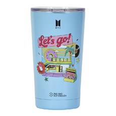 BBNE BTS 不銹鋼保溫杯 473ml, 天空藍, 1個