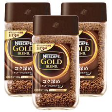 NESCAFE 雀巢咖啡 金牌咖啡 深焙風味, 120g, 1入, 3罐
