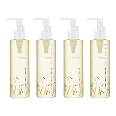 MOMUS 荷荷芭精純卸妝油, 植物性基底油+高效乳化配方，質地清爽透氣不黏膩，卸妝同時保養, 210ml, 4瓶