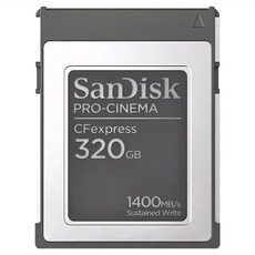 SanDisk 晟碟 公司貨 PRO-CINEMA CFexpress Type B 記憶卡, 320GB, 1個