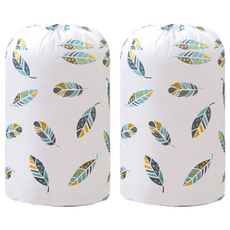 樂居家 圓筒式換季棉被收納袋 Set, 2個, 1組, 49x49x48cm