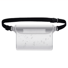 AHOYE 大容量三層密封手機 Set 2入組 PVC材質 尺寸25*22*0.5cm 防水腰包, 透明色, 1組