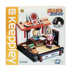 Qman 啟蒙積木 火影忍者 場景系列 綱手的火影日常積木玩具套裝, 綱手的火影日常, 1個