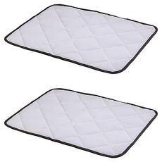 毛皇上 防水防尿牛津布睡墊, 灰色, 2個