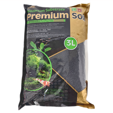 ISTA 伊士達 優質日本黑土 水草 水晶蝦底床 活性底床 小顆粒 Set, 3L, 1包