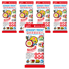 ECHain TeCH 熊掌驅蚊貼片, 香茅香味, 全新配方, 時效加長3倍, 5包