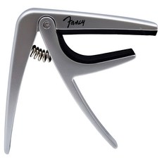 fancy music 鋁合金移調夾, 流線型金屬外觀 單手操作 快速精確夾上 矽膠保護琴頸 彈力適中, 52mm, 1個