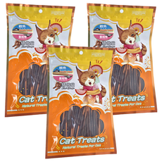 Cat Glory 驕傲貓 鱈魚泥裹蔓越莓棒 貓零食, 鱈魚泥+蔓越莓, 60g, 3包