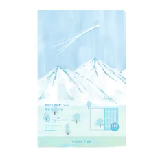 NOTE FOR BARE BINDIG DIARY系列 裸裝記事本 186 x 120mm, 白晝 藍色, 1本