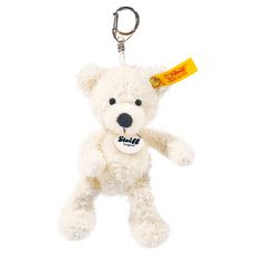 Steiff 德國金耳釦 經典吊飾 Lotte 吊飾 鑰匙圈 可愛療癒, 12cm, 白色泰迪熊, 1個