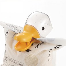 AKEBONO 曙產業 鴨子造型夾子 量杯兩用, 橘色, 1個