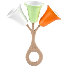 Chicco ECO+ 手搖鈴 3-18個月寶寶玩具, 鬱金香, 1個