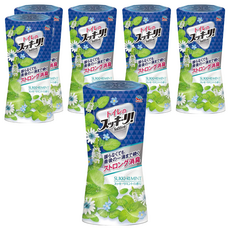 EARTH 地球製藥 廁所芳香除臭劑, 強力消臭, 倒立滴液設計, 薄荷香, 400ml, 6瓶