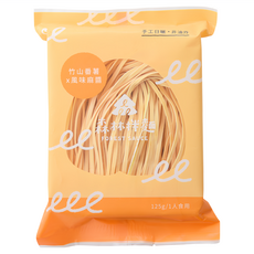 FOREST NOODLES 森林麵食 竹山番薯乾麵 風味麻香醬 手工日曬麵條 口感Q彈有嚼勁, 1包