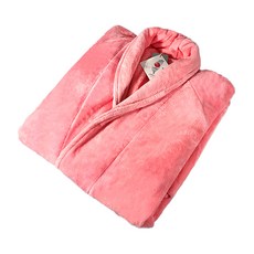 LIFE 來福牌 嫻雅素色浴袍 RS0103, 粉色, 1件