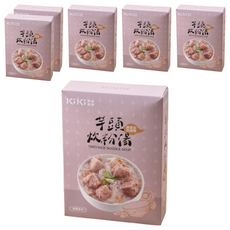 KiKi 食品雜貨 芋頭炊粉湯, 特選檳心芋頭 古早味新竹在地炊粉, 500g, 6盒