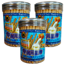 熊出沒注意! 牛奶元氣棒, 下午茶和嘴饞的首選! 大人小孩都愛吃, 220g, 3罐