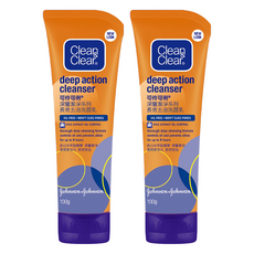 Clean&Clear 可伶可俐 深層潔淨系列長效去油洗面乳 全面控油 白米萃取精華, 100g, 2條