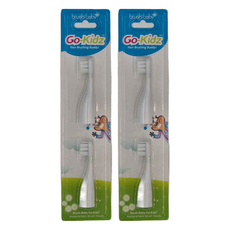 brush-baby 聲波電動牙刷替換刷頭 2個, GoKids