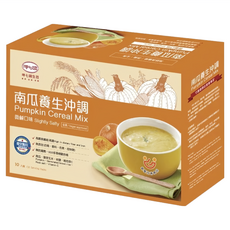 呷七碗 南瓜養生沖調飲 28g x 10包/盒, 微鹹口味, 全素, 1盒