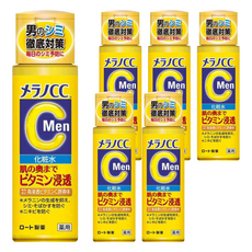 Melano CC 男士維他命C化妝水 男士專用 清爽保濕 改善暗沉, 170ml, 6瓶