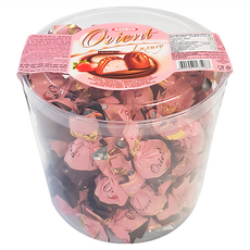 tayas 巧克力 草莓風味, 1kg, 1桶