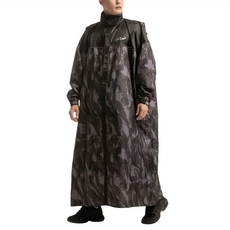 Crocodile 鱷魚 都會迷彩專利雨衣 可背背包 3XL 灰色