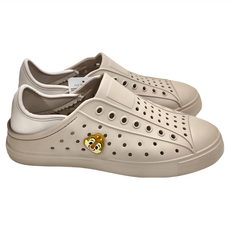 BORUI 柏睿鞋業 兒童款 造型飾釦輕量洞洞休閒便鞋