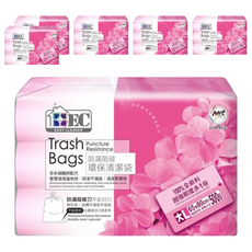 EASY CLEANER 家簡塵除 防漏環保清潔袋 3入組 大, 超厚實耐用, 100%全新料超強韌度多3倍, 平底封口, 45L, 6組