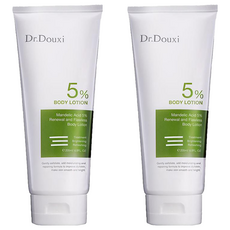 Dr.Douxi 朵璽 杏仁酸5%煥膚無瑕身體乳 200ml 溫和煥膚改善粗糙 保濕亮白展現細緻光澤, 2條