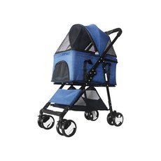 可拆式兩用寵物推車 802, 1台, 藍色