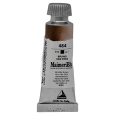 MaIMeRI 美利 藍管狀水彩 S1 484 VANDYKE BROWN 凡戴克棕, 12ml, 1色