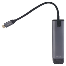 Mcdodo 麥多多 智享系列 六合一 USB-C HUB多功能集線器，USB3.0 x 2 + HDMI + PD + TF + SD，鋁合金材質, 單色, 1個