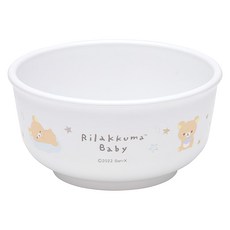 Skater 銀離子幼兒塑膠碗 5個月以上 230ml, 懶懶熊, 1個