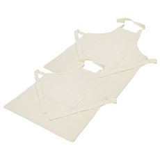 KEYTOSS 詰朵斯 隔熱防護圍裙小孩 棉質菱格車工 簡潔舒適 可機洗, P5571, 2件