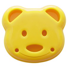 GP&me Show 三明治壓模器 小熊, 黃色, 1個